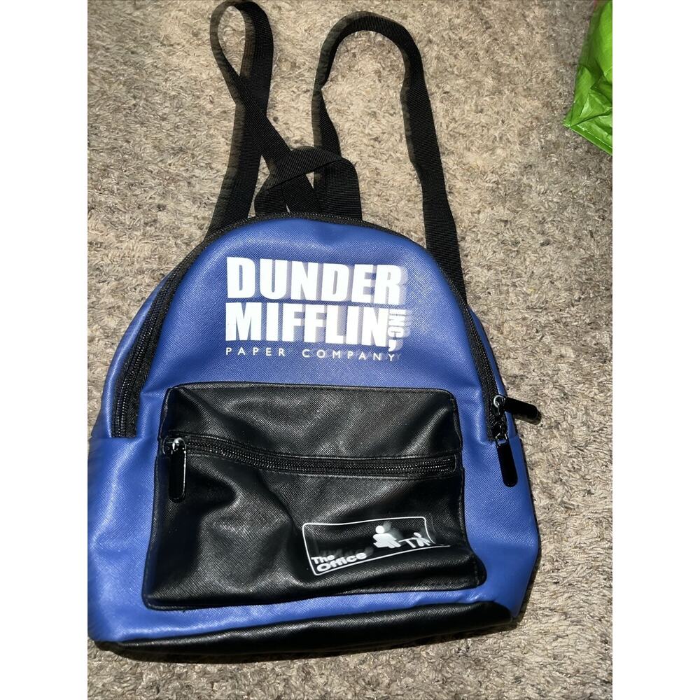 The Office‎ TV Series Show Dunder Mifflin Paper Faux Leather Mini Backpack